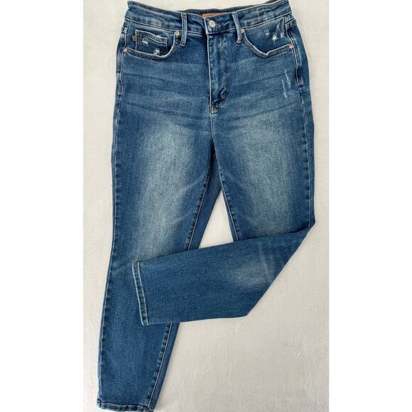 Judy Blue Slim Fit High Rise Tummy Control Jeans 11 30 Sculpting Denim - Picture 3 of 13
